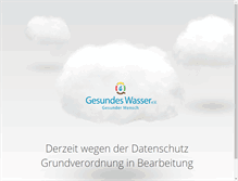 Tablet Screenshot of gesundes-wasser.net